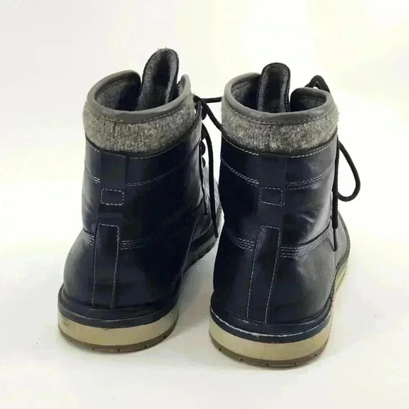 SONIMA MEN BLACK  ANKLE BOOTS - Picture 4 of 7